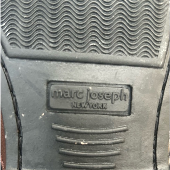 NWOB Marc Joseph New York Hand Crafted in Brazil Brown Leather Dress Shoes Sz 11 - Picture 14 of 14